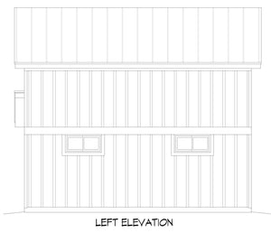 L7297-A Bluffton Garage Left