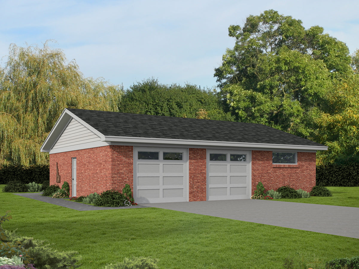 L7919-A Southern Garage, 1 Bathroom | Horne Farms Garage 2 Exterior-2