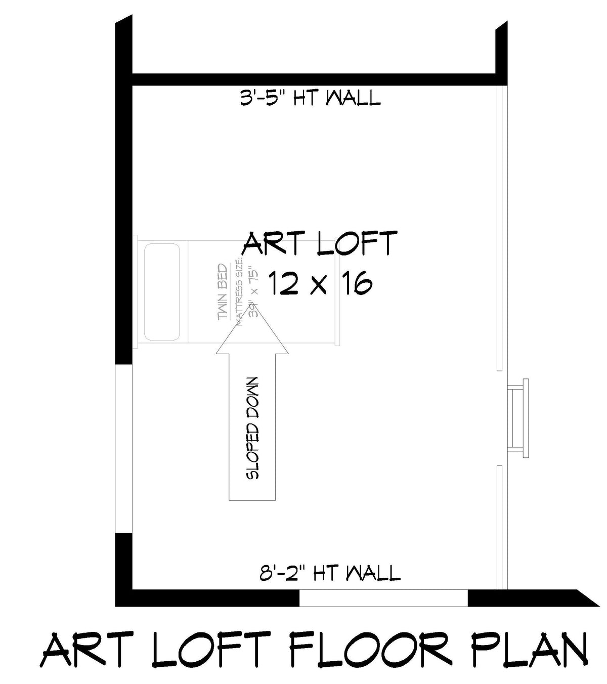 Eagle Cliff Loft Floor Plan