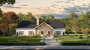 AN7854-A Modern Farmhouse, 4 Bedrooms, 3.5 Bathrooms | Cassidy-6C Exterior