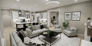 D7344-A Oslo House Living, Kitchen and Island