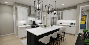 D7344-A Oslo House Island and Kitchen