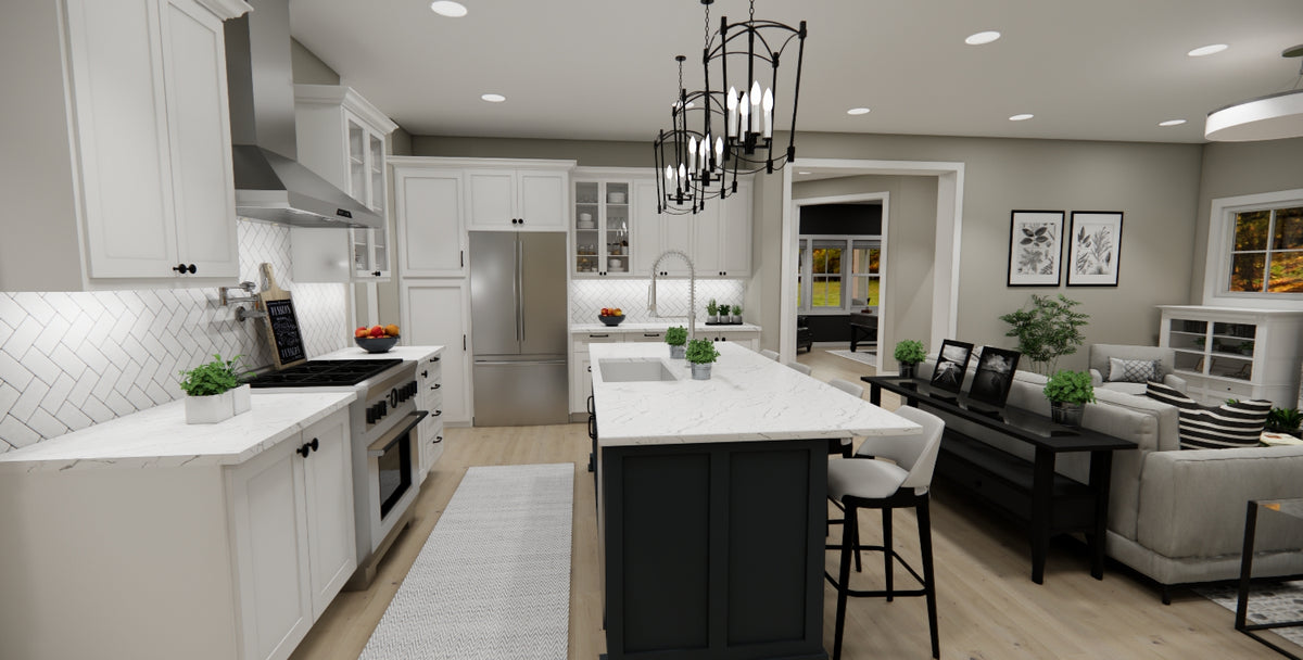 D7344-A Oslo House Island and Kitchen 2