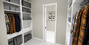 D7375-A Hugo House Master Bed Walk in Closet