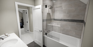 D7375-A Hugo House Second Floor Bathroom