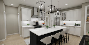 D7347-A Lino Lakes House Island and Kitchen