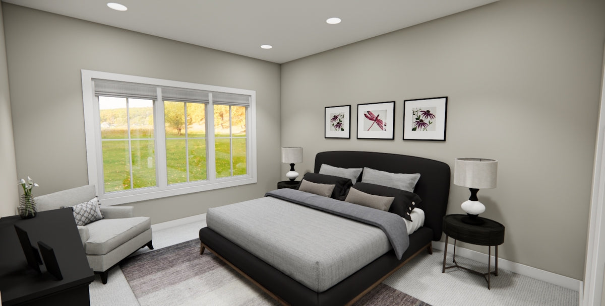 D7347-A Lino Lakes House Master Bedroom