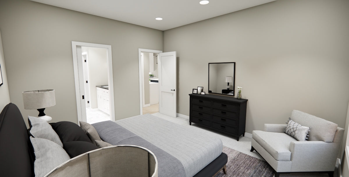 D7347-A Lino Lakes House Master Bedroom