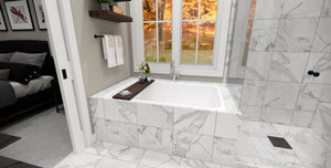 D7347-A Lino Lakes House Master Bathroom Tub