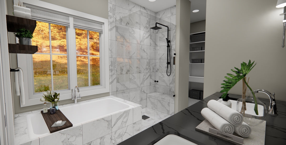 D7347-A Lino Lakes House Master Bath