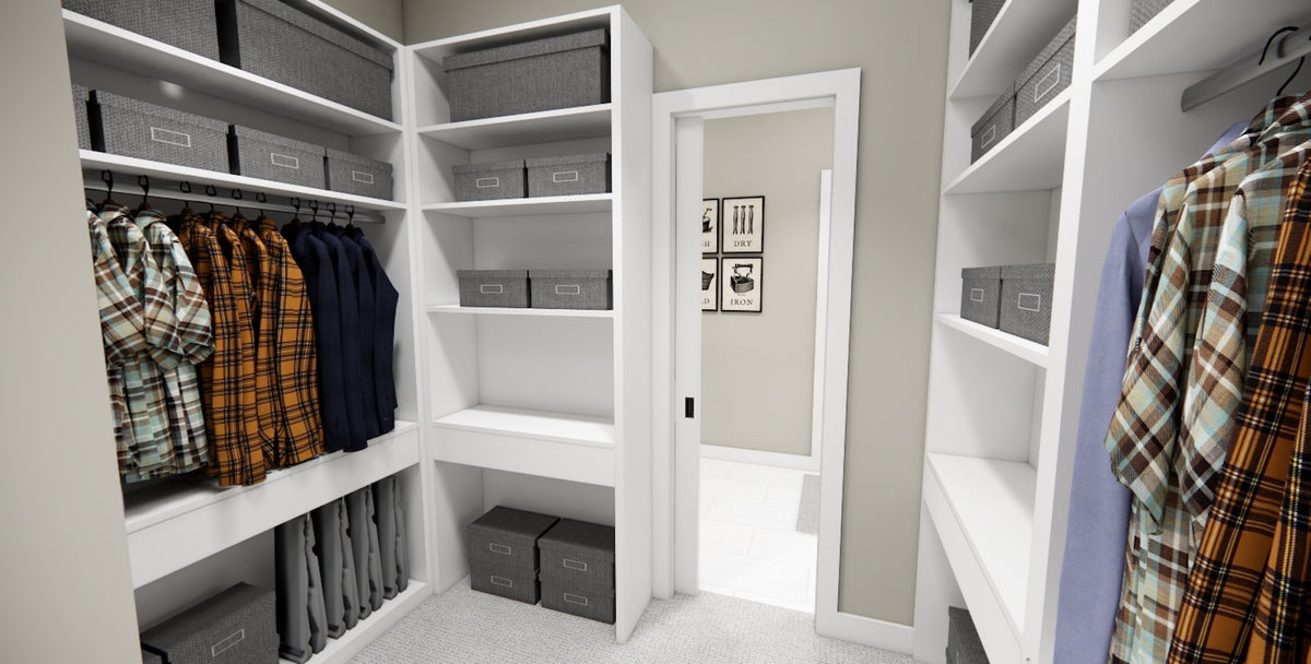 D7347-A Lino Lakes House Walk-in Closet