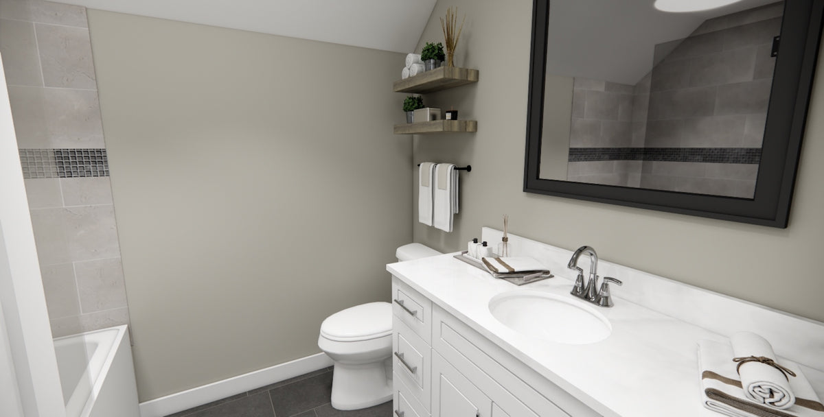 D7347-A Lino Lakes House Second Floor Bathroom