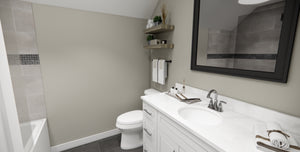 D7347-A Lino Lakes House Second Floor Bathroom