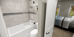 D7359-A Hidden Valley House Guest Room Bath