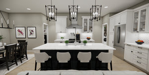 D7356-A Distant Shores House Eating Bar and Kitchen