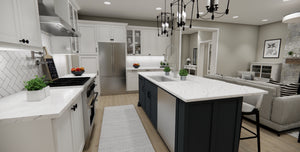 D7359-A Hidden Valley House Kitchen and Eating Bar