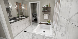 D7356-A Distant Shores House Master Bath