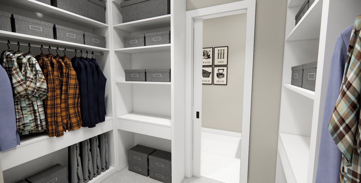 D7356-A Distant Shores House Walk in Closet