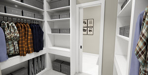 D7356-A Distant Shores House Walk in Closet