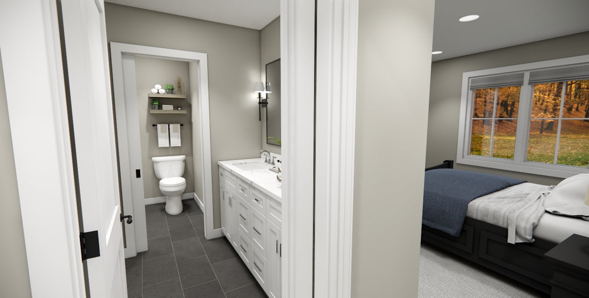 D7359-A Hidden Valley House Second Floor Bath