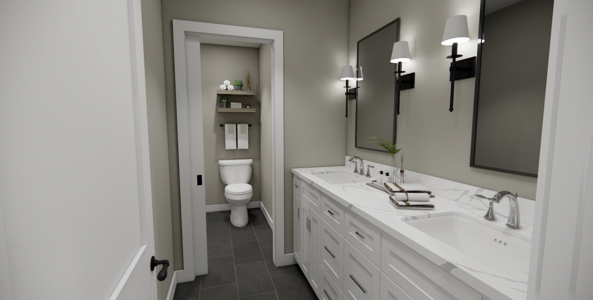 D7359-A Hidden Valley House Second Floor Bath