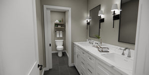 D7359-A Hidden Valley House Second Floor Bath