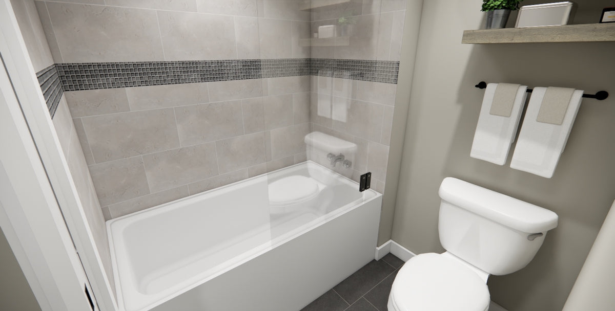 D7359-A Hidden Valley House Second Floor Bath