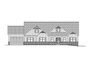 Stylish Craftsman Home with 3 Bedrooms and Basement Foundation