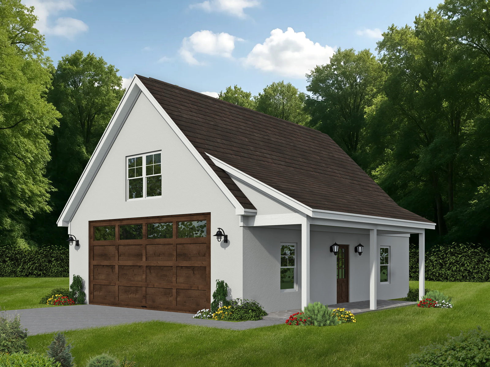 L7803-A Traditional Garage | Riverchase Garage Exterior