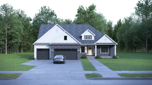 AJ7702-A Craftsman House, 3 Bedrooms, 2.5 Bathrooms | Plan 1046 Exterior