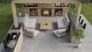 AJ7707-A Pool House, 255 Square Feet | Plan 1056 Exterior-6