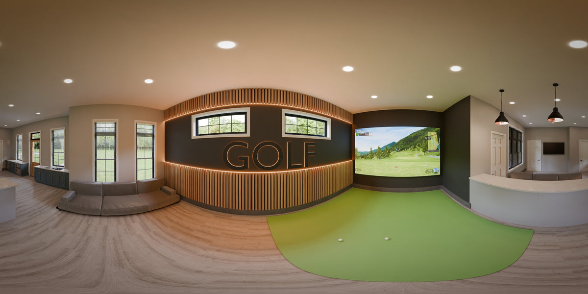 AJ7708-A Modern Barndominium Accessory House Panorama, 758 Square Feet | Plan 1057
