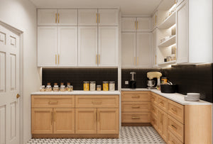 AJ7715-A Mountain Ranch House Pantry, 3 Bedrooms, 2.5 Bathrooms | Plan 1060 