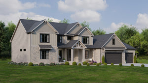 AJ7726-A Craftsman House, 3 Bedrooms, 2.5 Bathrooms | Plan 1063 Exterior-3