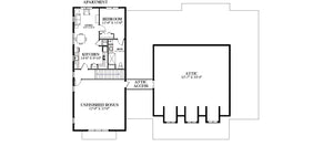 U7411-A 110225 House Second Floor Plan 3 Beds 2.5 Baths