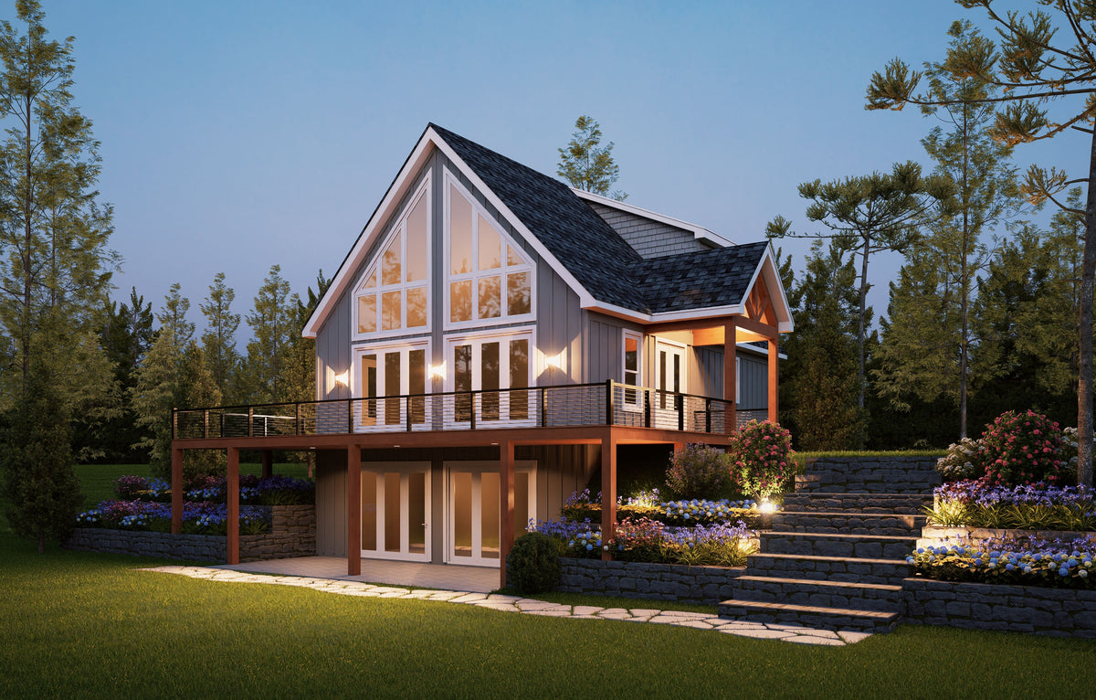 L7801-A Mountain House, 3 to 5 Bedrooms, 2 or 3 Bathrooms | Pine Haven 5.5 Exterior-3