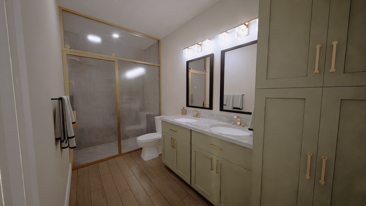 1,055 Sq Ft 2-Bedroom Cottage House Plan with Porches