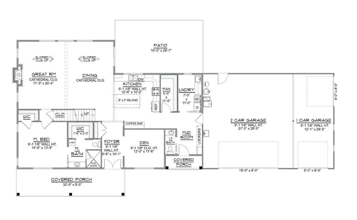 Karter House Plan - Archival Designs House Plans, floor plan