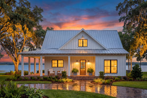 H8439-A Country House, 2 Bedrooms, 2 Bathrooms | Little Creek Lane House Plan Exterior-3