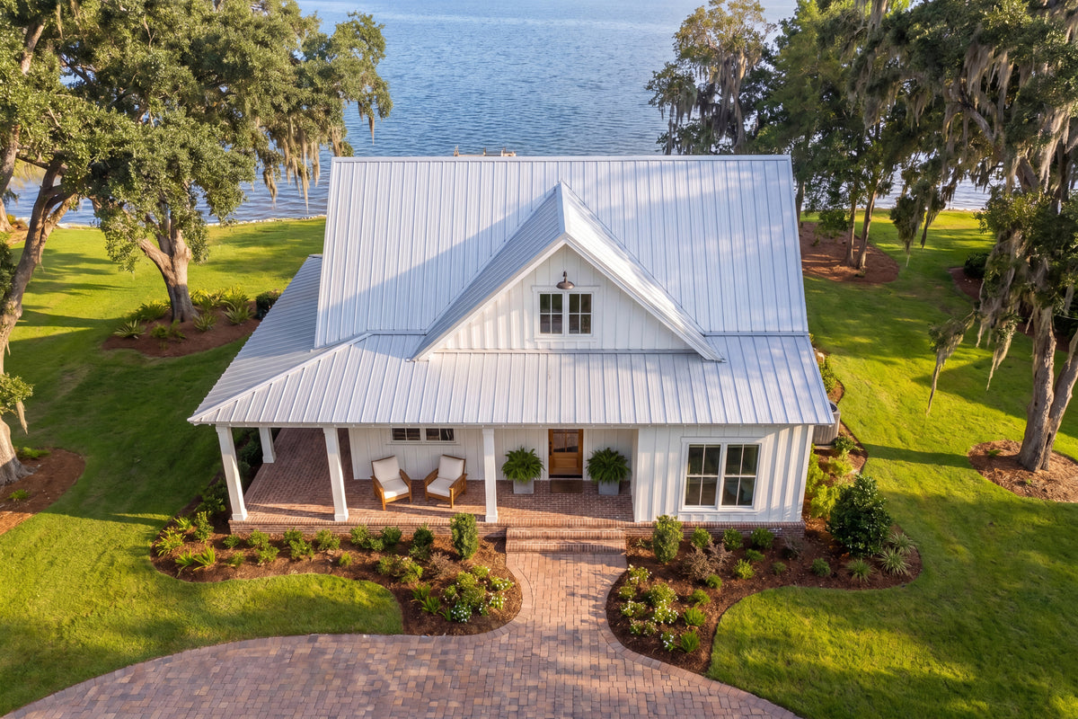 H8439-A Country House, 2 Bedrooms, 2 Bathrooms | Little Creek Lane House Plan Exterior-4