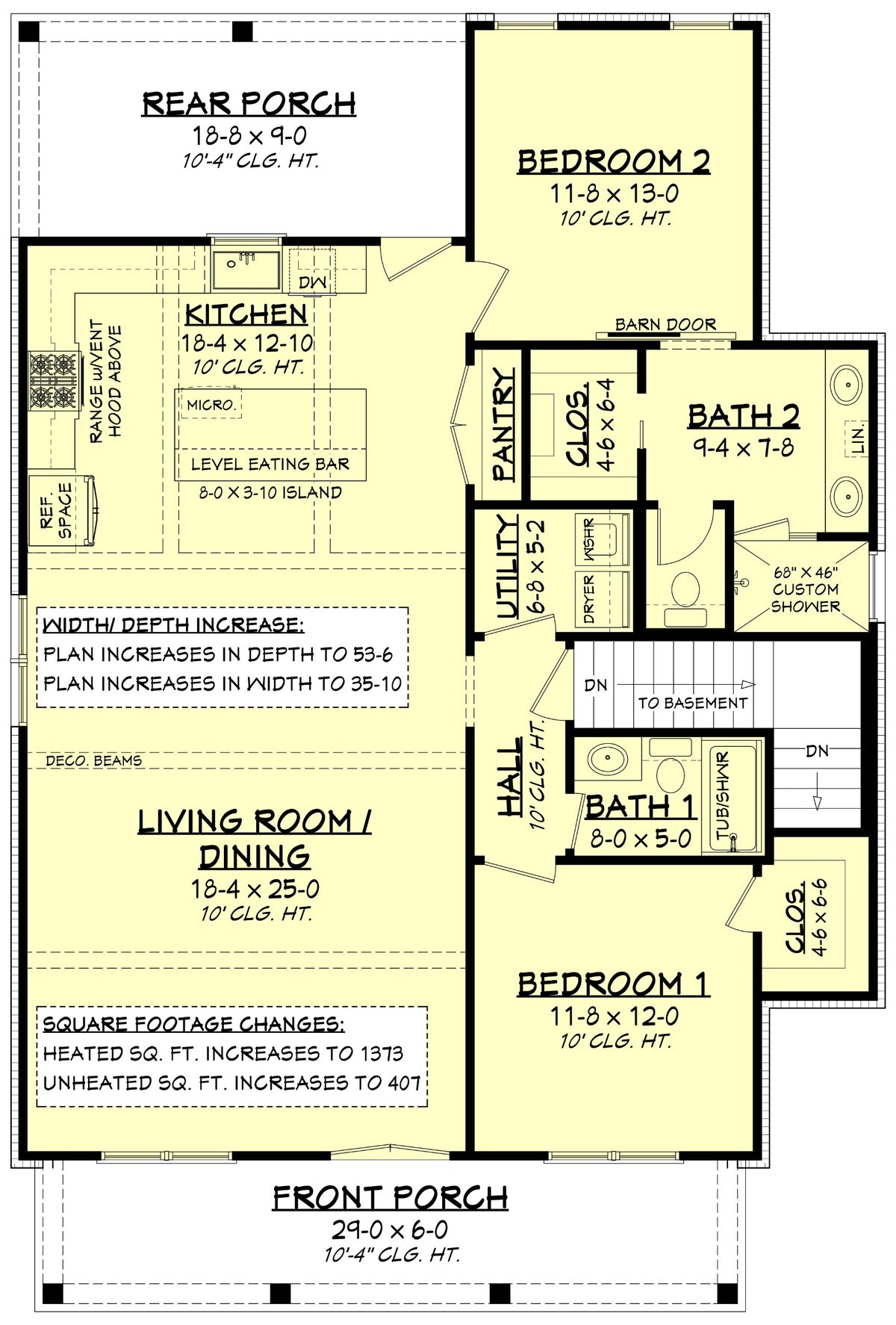 Carolina Basement Floor Plan