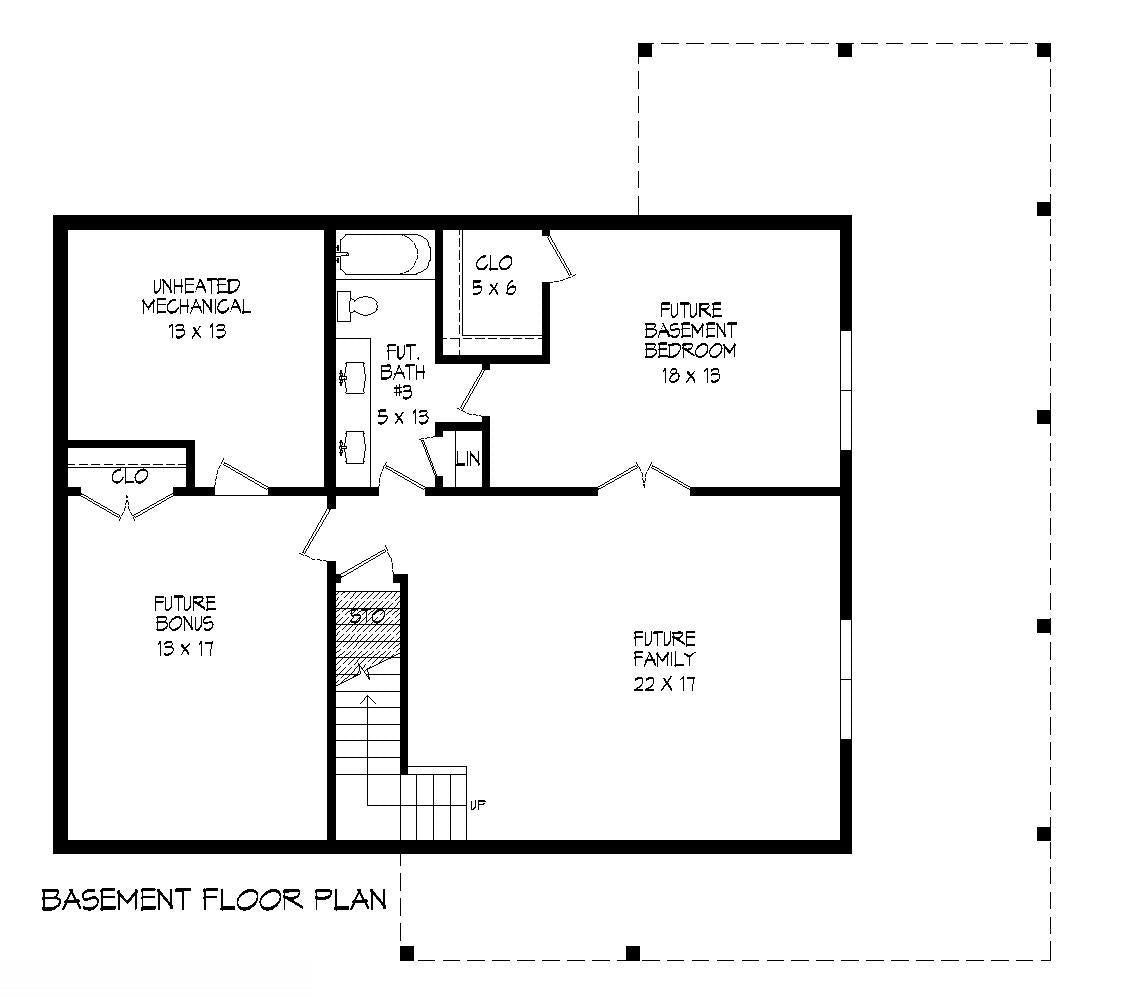 Pine Haven Basement Floor Plan