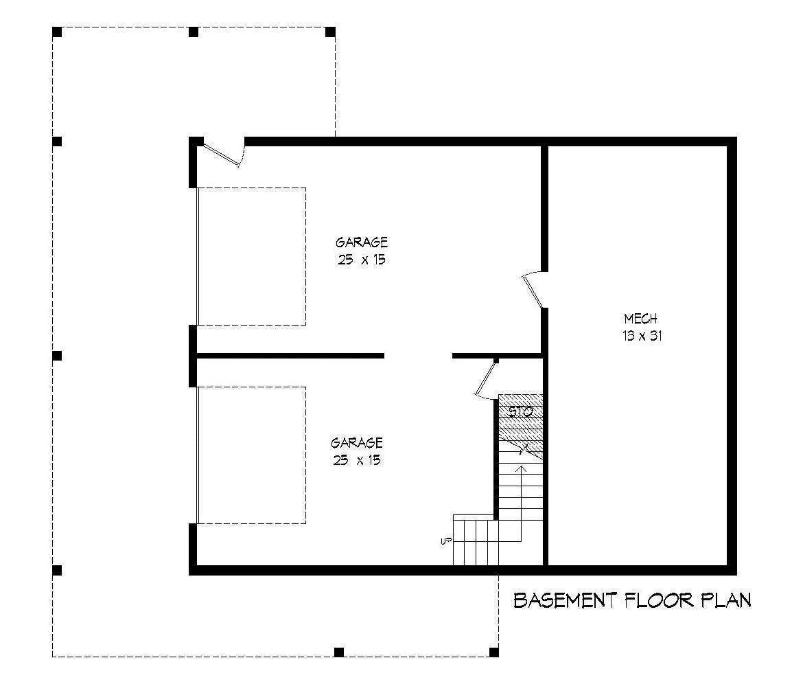 Pine Haven II House Plan - Archival Designs House Plans, floor plan