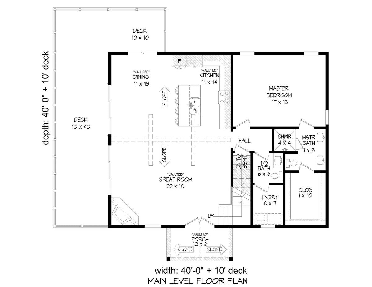 Pine Haven III First Floor Plan