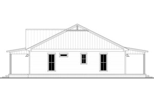 H7784-A Modern Farmhouse Right CAD, 2 Bedrooms, 2 Bathrooms | Hearthstone House Plan 