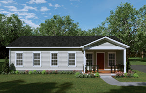 L8246-A Traditional Ranch House, 3 Bedrooms, 2 Bathrooms | Maple Mountain 3 House Plan Exterior-2