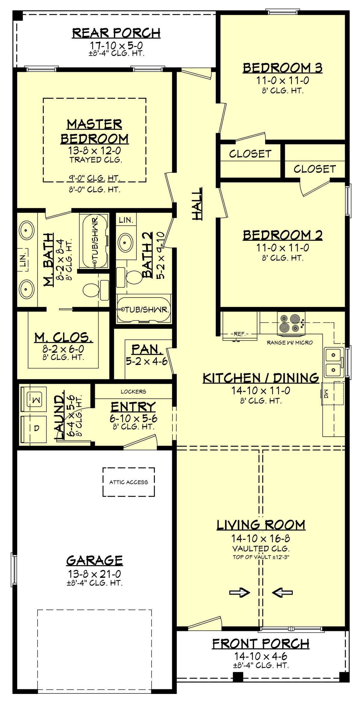 Adeline House main Floor Plan