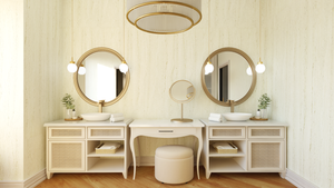 Q7486-A Modern Farmhouse Master Bathroom Vanity, 4 Bed, 4.5 Bath | Plan 2543
