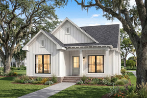 H2266-E Legacy House Plan | 3 Bedrooms, 2 Bathrooms Exterior-3