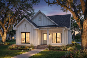 H2266-E Legacy House Plan | 3 Bedrooms, 2 Bathrooms Exterior-4